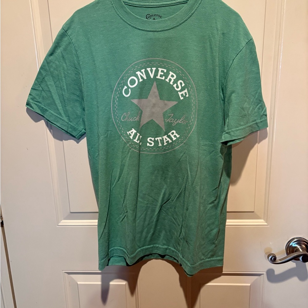 Converse Sage Green V-Neck Tee